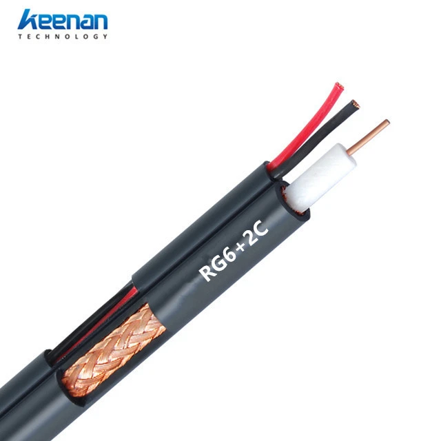 Competitive price RG6 2C power coaxial cable wire for CCTV communication