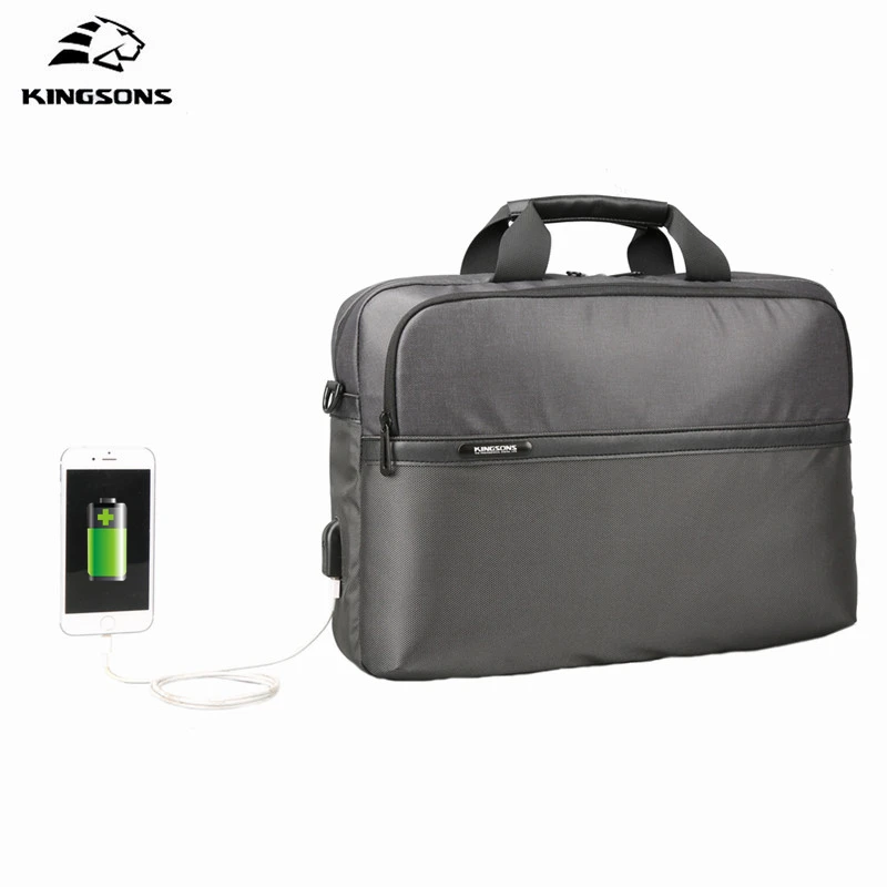 Computer Case laptop carry bag Office Designer 15.6 Inch Waterproof Men Custom With Logo USB Charger Business Felt Laptop Bag
