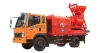 Construction Machinery Cement Mixing Machine Small Truck Mounted Forced Concrete Mixer Pump