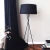 Import Contemporary Fabric Metal Frame Tripod Floor Lamp For Home Hotel Decoration from China