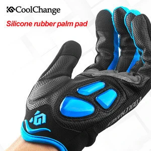 Coolchange Cycling Equipment Breathable Full Finger SBR Pad Touch Screen Bicycle Sport Motorcycle Riding Cycling Gloves