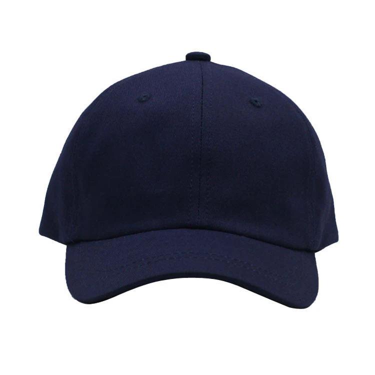 Cotton blank  Unstructured sport cap short brim baseball cap