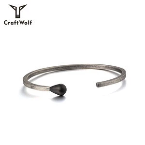 Craft Wolf Jewelry 2019 Black Accessories Stainless Steel Bracelet
