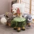 Import Creative Children Small Bench Low Footstools dog velvet ottoman pouf moderne animal stool from China