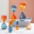 Creative Double Color Glass Hourglass Timing Home Furnishing Decoration Water Drop Bottle Time Craft Gift