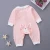 Import Crew Neck Bear Fox Cartoon Cotton Jumpsuit Comfortable Single Button Climbing Baby Clothes Baby Romper from China