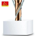 CRM solid carbide nano coated flat carbide end mill milling cutter