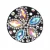 Import Crystal and rhinestones designed bra accessories round shape reusable nipple covers nipple pasties from China