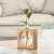 Import Crystal Glass Test Tube Vase in Wooden Stand Flower Pots for Hydroponic Indoor plants that grow in water from China