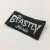 Import custom brand logo cloth fabric embroidered woven scarf label from China