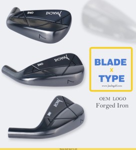 Custom branded  forged 1020 carbon steel classical blade golf club irons head on sale