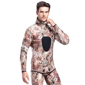 Custom Camo Neoprene Opencell Diving Suit Spearfishing Wetsuit 3mm