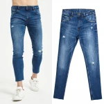 Custom Design High Quality Stretch Skinny Jeans Men Denim Jeans Pants