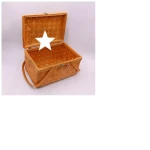 Custom items small bamboo picnic storage basket