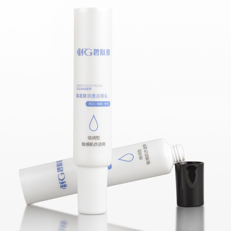 Buy Custom Logo Cosmetic Facial Cleanser Tube With Screw Facial ...