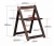 Import Custom logo FSC certified solid wooden folding dining table and chair from China
