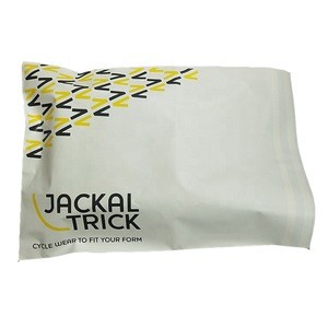 custom logo print biodegradable mailing postage bags for cloth garment packaging