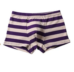 custom nice classic cotton boys boxer short stripe kids underpants lovely children underwear