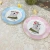 Import Custom Printed factory ceramic porcelain dinner meat flat plate from China