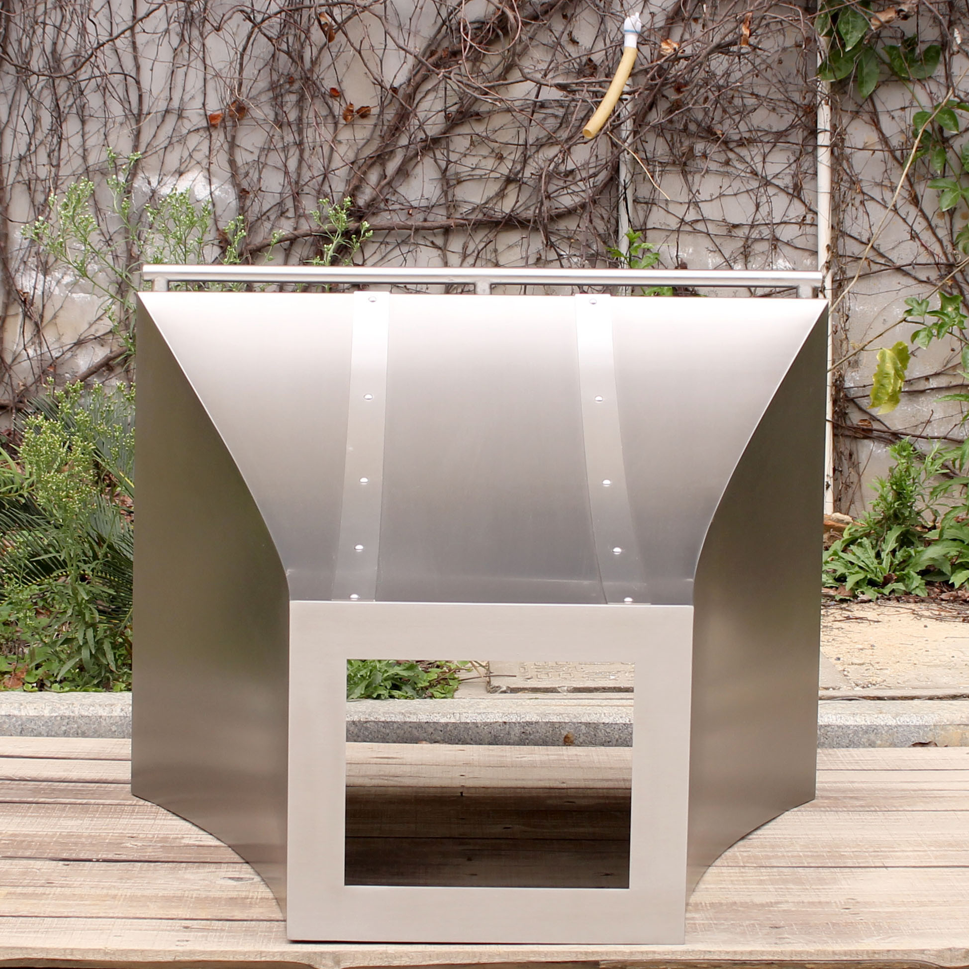 Buy Custom Range Hood Shell With Towel Bar Design / Custom Designed And ...