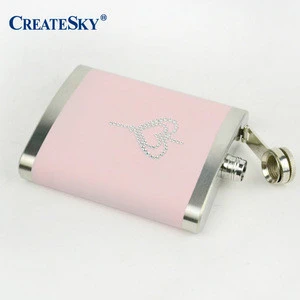 Custom stainless steel hip flask, China professional stainless steel custom logo 8oz stainless steel flask