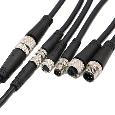 Buy Custom Waterproof Industrial Ip67 Ip68 3pin 4 Pin 8pin Male Female ...