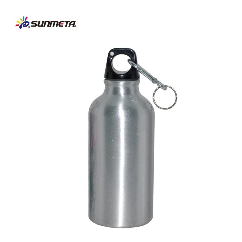 Customize 600ml White Coated Sublimation Aluminum Bottle Bicycle Sports Water Bottle LH-03