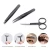 Import Customize Logo Available Eyebrow Scissor and Eyebrow 2 pcs Set from China