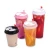 Import Customized 16 oz 500ml 24 oz 700ml  plastic PP cup bubble milk tea cup with lid for cold hot drinks from China
