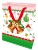 Import Customized Design Free Samples Christmas Shopping Gift Bag with Cotton Handles from China