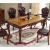 Import Customized high-end luxury European style solid wood dinning table set marble dining room furniture from China