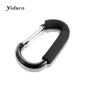 Customized high quality safety large aluminum stroller hook for hangers