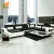 Import customized luxury furniture l shaped corner couch korean style sofa set real leather living room modern sofa from China