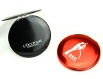 Customized Round Aluminum Double Sides Compact Makeup Mirror Advertising Mirror 10 Colors available