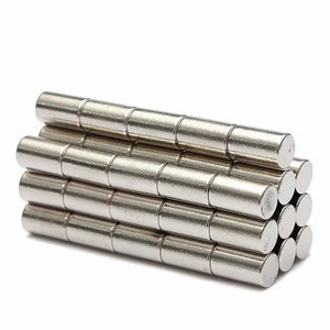 D12.7x25.4mm  cylinder nickel plated magnet   magnetic material