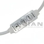 DC 12V 24V Mini 3 Keys Single Color LED Controller Brightness Dimmer with DC Plug For LED 3528 5050 Strip Light Wholesale