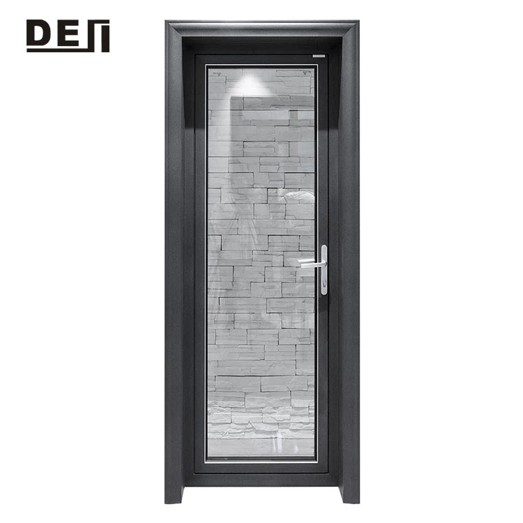 DEJI Modern Style Villa Aluminum Metal Profile Prefab casement door heavy duty large size design entry door