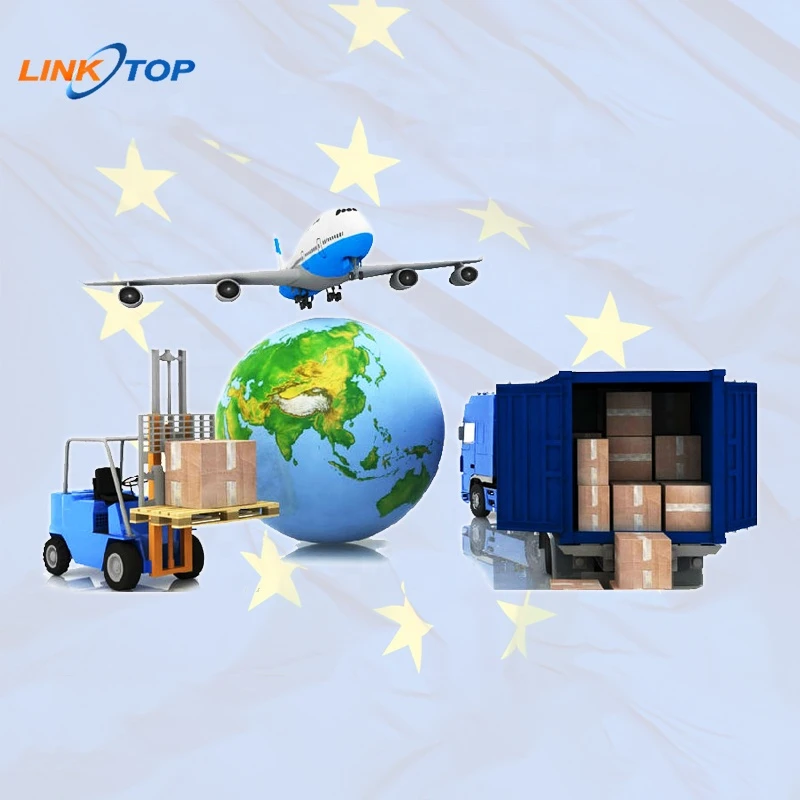 delivery service shipping freight agent from China to Europe to UK to Germany to France