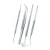 Import Dental Examination set of 3 ,Sickle Scaler U6/H7 ,Mirror Handle ,Mouth mirror , Cement Spatula , William Probe , Probe 23 from China