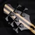 Import Derulo Electric Bass Guitar OEM Custom 5Strings Fan Fret 5 Pice Canadian Maple&Ebony Neck QuiltedMaple Top Custombody from China