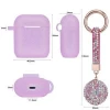 Diamonds Shiny Ball Earphone Accessories Collection Sets Silicone Rubber Shockproof Protective Cover Case For Airpod