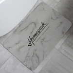 Diatomaceous Earth Water Absorbing Toothbrush Soap Holder Washing Mat Diatomite Bath Door Mat