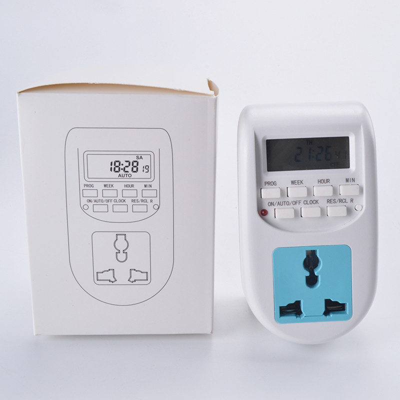 Buy Digital Time Switch Timer With Uk Socket Weekly Programmable ...