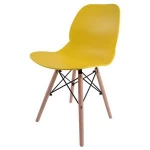 Dining Chair Free Stackable Armless Plastic ABS Cheap Plastic Dining Furniture