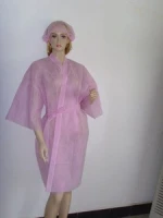 Disposable non-woven pajamas women/men sleepwear