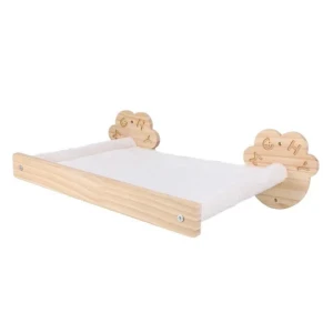 DIY Solid Wood Wall Shelf Cat Climbing Frame Wall Wood Furniture Hanginghelf For Indoor Wall Mounted Cats