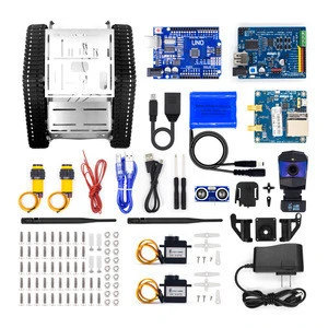 DIY Wireless Wifi Robot Car Kit for UNO / HD Camera Ds Robot Smart Educational Toy for kids
