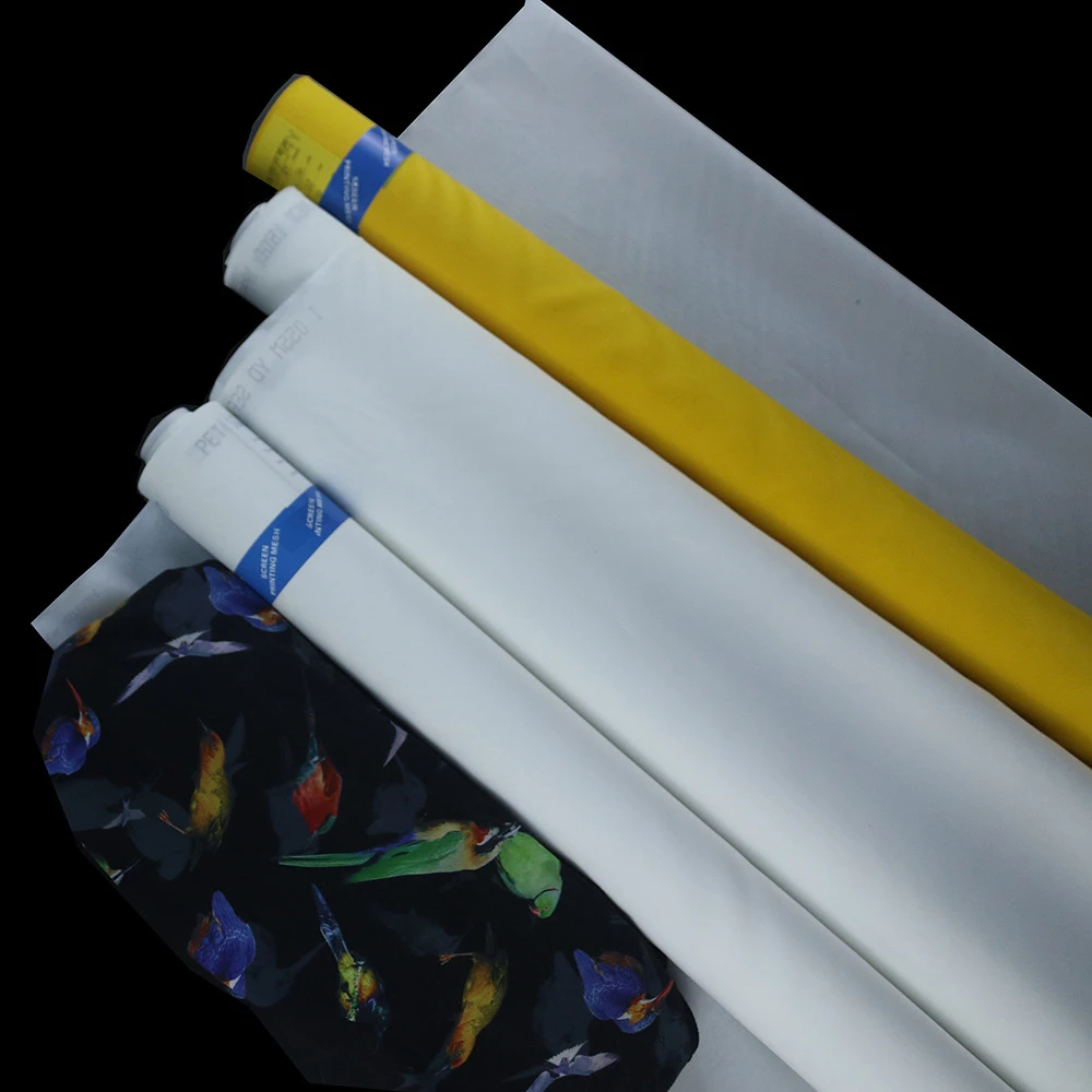 DPP 120T 305MESH 40UM Yellow textile polyester printing mesh cloth for screen printing