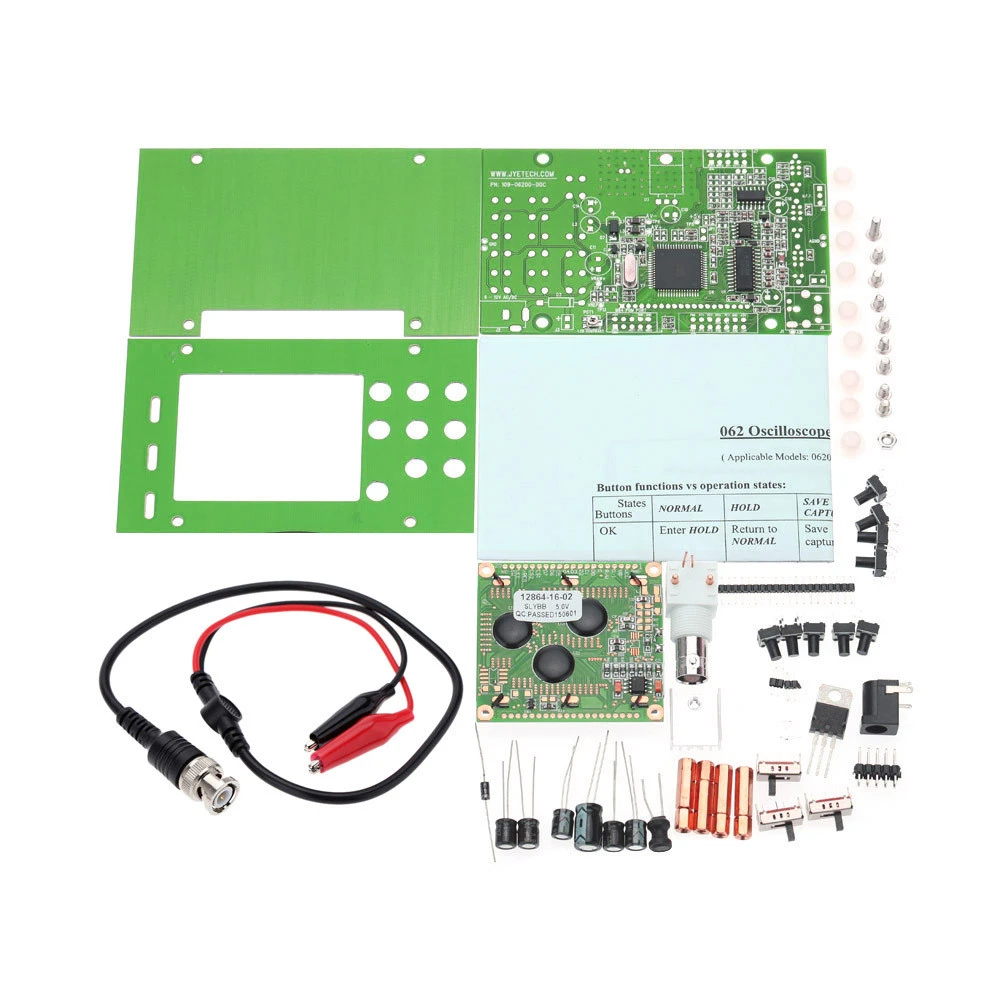 DSO062 Mini LCD Digital Oscilloscope DIY Kit