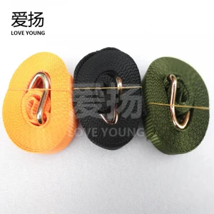 Durable and Retractable Webbing elongation high tie donw straps